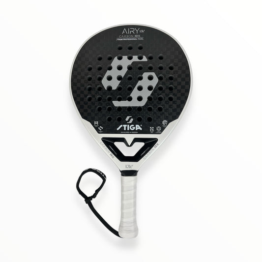 Stiga airy white, padel secondhand, padel second hand, begagnade padelrack