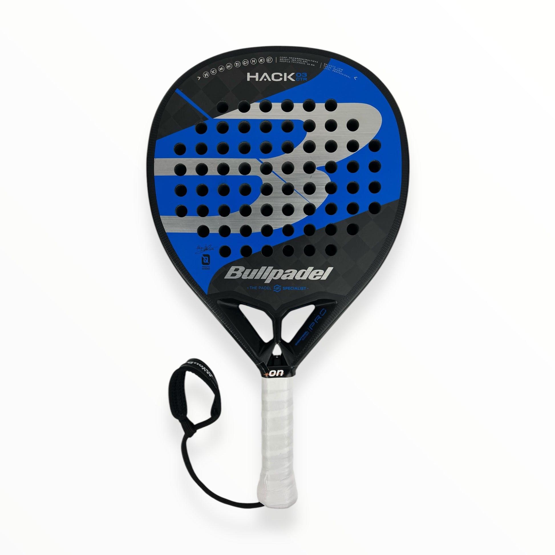 Bullpadel hack 03 ctrl, padel secondhand, padel second hand, begagnade padelrack